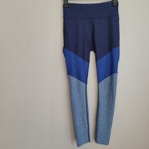 Outdoor Voices Women's 7/8 Ankle Legging Size XS Multicolor Polyester Colorblock